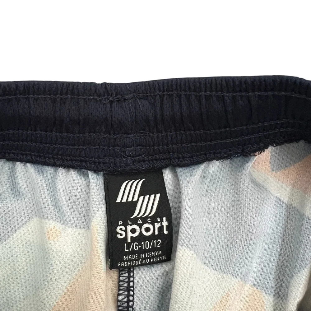 Place Sport Boys Navy Orange Unbeatable Activewear Shirt and Shorts Set Size L - Picture 12 of 13